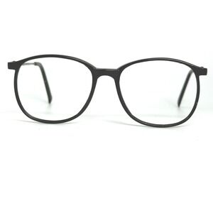 Laser by Rem Eyeglasses Black Round Frame Japan‎ 52-18-140 Mens Womens 21564